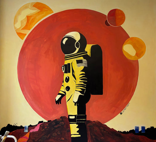 Astronaut Mural